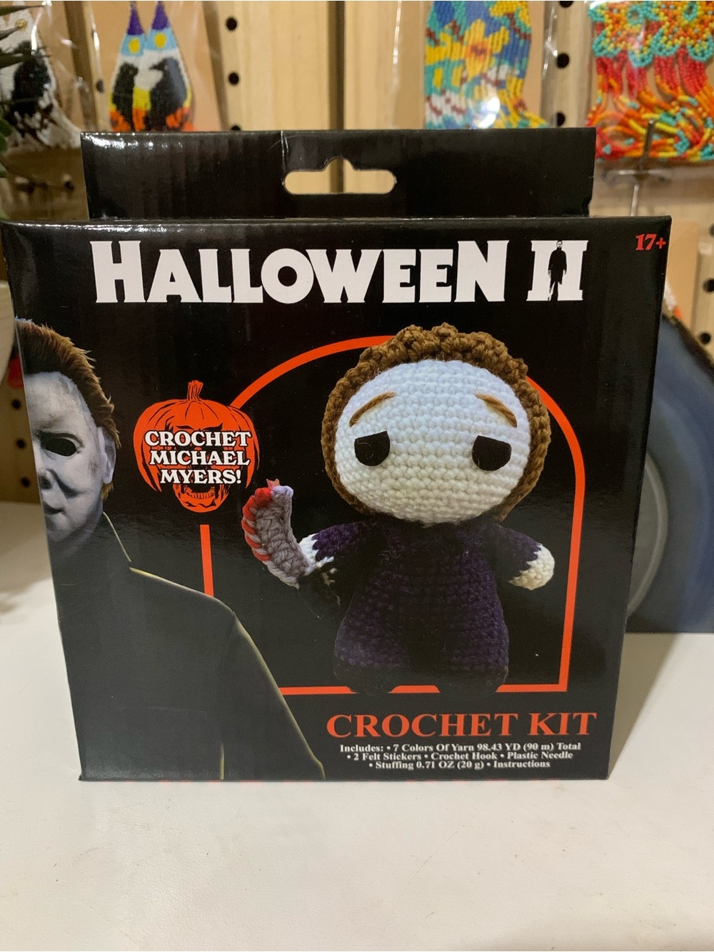 Halloween II Crochet Michael Myers Kids  Kit - Purple